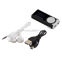 Lecteur de musique MP3 à pince, lecteur quan, avec lumière LED, 1.3 pouces, Promotion spéciale