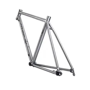 定制尺寸Ti3AL2.5V钛合金bmx自行车架路山价钛盘式刹车自行车架