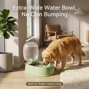 Bebedero Automático para Mascotas de 2.8L, Dispensador de Agua por Gravedad para Perros con Recipiente Extra Ancho de 13cm para Gatos y Perros, <span class=keywords><strong>Precio</strong></span> de Fábrica - Product Image 6