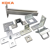 Accessoires de fixation pour profilés, support fendu en acier inoxydable SS304 SS316 pour profilé Unistrut