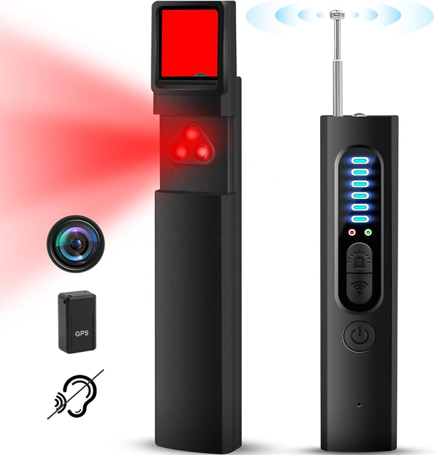 X13 Hidden Camera Anti-Spy Camera Device GPS Detector Bug RF Wireless Signal Scanner Camera Detector for Hotels Home Office