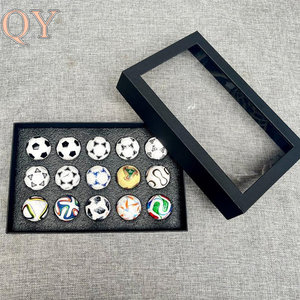 QY Soccer Championship Coffret Cadeau Football Porte-clés Voiture Ornement Fan Souvenirs Sport Collection Coffret Cadeau - Product Image 2
