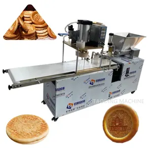 7 Zoll gefrorene Pizza machen Maschine Pita Brot Produktions linie machen Maschine automatische Naan Brot presse Maschine