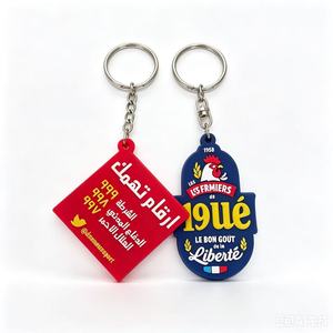 Llavero de Goma de PVC Suave 3D con Logotipo Personalizado para Regalo Empresarial - Tendencia de Moda, Impresión Tipográfica Impermeable - Product Image 6