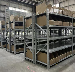 Hot Selling Industrial Storage <b>Shelves</b> <b>Adjustable</b> Epoxy Coating Rust Proof Easy Install for Home Garage Warehouse Logistics - Product Image 5