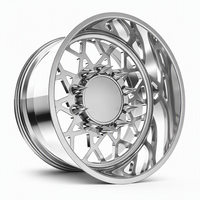 Jantes forgées sur mesure à 10 trous 10x225 avec rebord profond en aluminium pour camions lourds Ford F450 F550