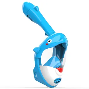 Diseño plegable portátil buceo libre natación máscara de esnórquel diseño lindo niños usan visión amplia silicona snorkel máscara de buceo - Product Image 4