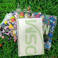 OSMO Cats Uv Dtf Wraps Usine Uvdtf Étanche Notebook Wrap Transferts Fleur chat Stickers En Gros Personnalisé Uv Dtf Notebook Wrap