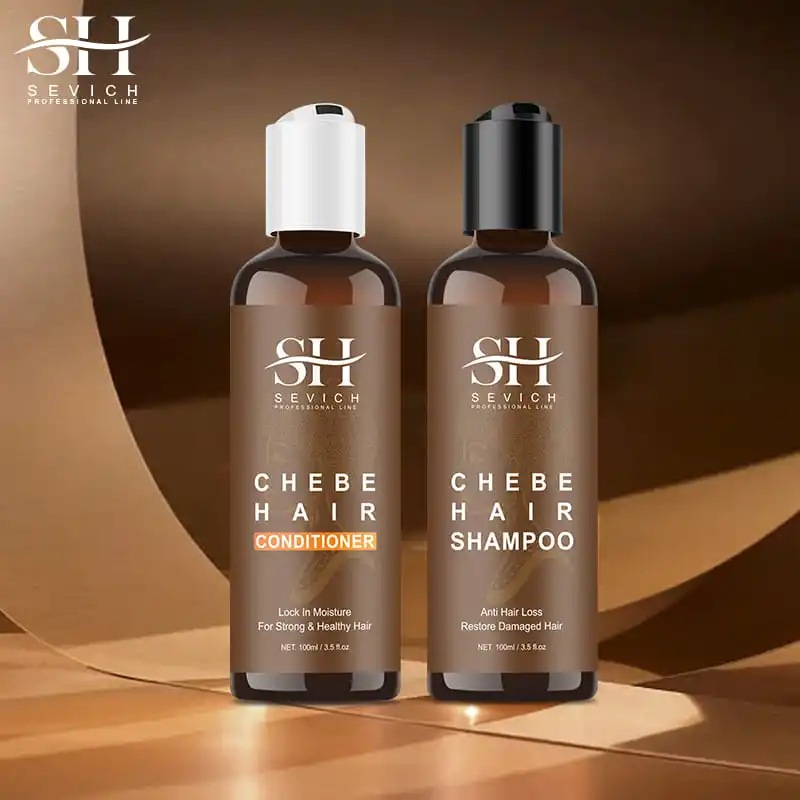 Natürliche organische Haarpflege Anti Haarausfall Sulfat Chebe Haarwuchs frei Shampoo und Conditioner Set