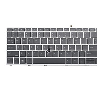 Pengganti Keyboard Laptop Backlit baru untuk HP ProBook 650 G4 655 G4 650 G5 655 G5 dengan Pointer Keyboard Notebook bingkai perak