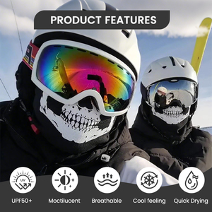 Nouveau style unisexe, <span class=keywords><strong>masque</strong></span> intégral à 1 ou 2 trous, <span class=keywords><strong>masque</strong></span> de personnage de cosplay, fête amusante, couvre-chef lumineux, cagoule, bonnet de <span class=keywords><strong>ski</strong></span> - Product Image 6