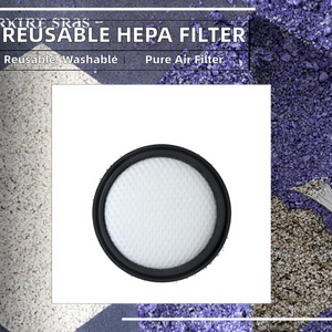 แผ่นกรอง HEPA แบบกลมสำหรับเครื่องดูดฝุ่น <span class=keywords><strong>Dibea</strong></span> DW200/TT8/M500 แบบใช้ซ้ำได้และล้างทำความสะอาดได้ - Product Image 2