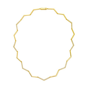 Nuevo Collar de Estilo Chino con Eslabones Delgados, <span class=keywords><strong>Cadena</strong></span> Cubana de Cobre con Circonita, Moderno, Simple e Individual - Product Image 6