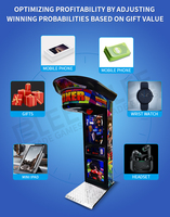 BLEE nouvelle Machine de jeu de boxe à pièces à haut profit téléphone montre cadeau vente Arcade Machine de boxe