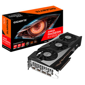 Tarjeta Gráfica Usada GIGABYTE AMD Radeon RX <span class=keywords><strong>6600</strong></span> <span class=keywords><strong>XT</strong></span> <span class=keywords><strong>GAMING</strong></span> <span class=keywords><strong>OC</strong></span> 8G para Computadora de Escritorio Compatible con OverClock - Product Image 1