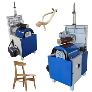 Mini ponceuse à bande de polissage du bois ponceuse verticale à barre ronde en bois ponceuse <span class=keywords><strong>balai</strong></span> de polissage Machine de polissage - Product Image 1