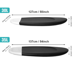 Planche de Foil Hydrofoil Rigide en Fibre de Carbone PMI pour Sports Nautiques, Design Personnalisé, 30L 35L 40L, pour <span class=keywords><strong>Surf</strong></span> Prone et Downwind, Prix Foilboard - Product Image 2
