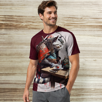 T-shirt de compression personnalisé haut de gamme, respirant, séchage rapide, durable, anti-transpiration, pour le sport et la remise en forme