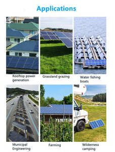Module Photovoltaïque Monocristallin Mini PV Mono Petit Micro Panneau Solaire Kit 10W 20W 30W 50W 60W 100W 150W 200W 300W 12V 24V 5V - Product Image 6