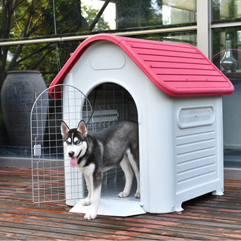 Большой дешевый сверхпрочный пластиковый домик для собак на продажу