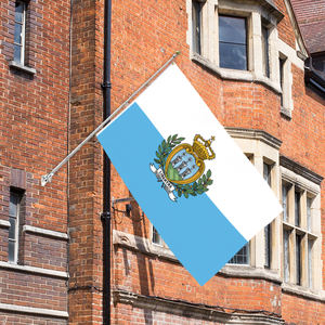 Drapeau <span class=keywords><strong>de</strong></span> Saint-Marin en gros personnalisé tous les pays drapeau national 3x5 FT extérieur suspendu en fibre <span class=keywords><strong>de</strong></span> polyester livraison rapide - Product Image 2