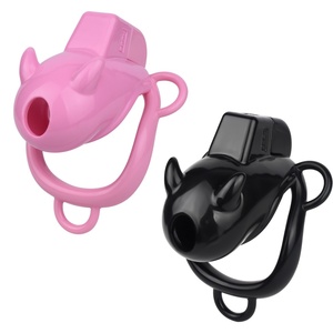 Wholesale Devil Shape Inverted Chastity Cage Sex Toy with <b>Locking</b> Belt Resin Cock Cage Negative Chastity Device Belt for Men - Product Image 3