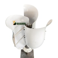 Certifié CE RoHS UKCA 1kW 2kW 3kW 5kW 10kW Générateur d'éolienne à axe vertical domestique 24V 48V 96V 220V Options 380V