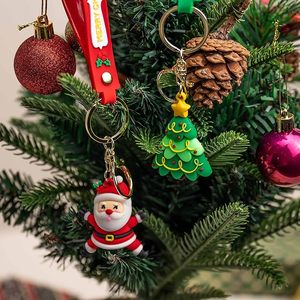 Bán Buôn <span class=keywords><strong>2025</strong></span> Mới Thời Trang Giáng Sinh Trang Trí Keychain Dễ Thương Phim Hoạt Hình Sáng Tạo PVC Mềm Keychain PVC Móc Chìa Khóa Phụ Kiện - Product Image 6