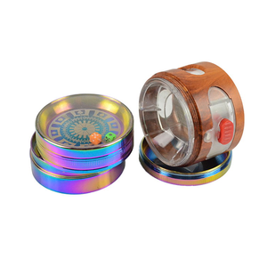 Médecine chinoise de luxe 61mm pour broyeur à fumer Nouveau broyeur d'herbes magnétique en métal multi-spécifications en alliage de zinc - Product Image 5