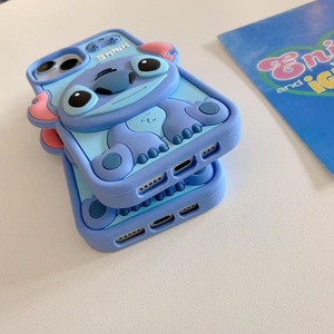 เคสโทรศัพท์มือถือซิลิโคนสีน้ำเงินลายการ์ตูน3D น่ารักสำหรับ17pro/iPhone17Pro <span class=keywords><strong>MAX</strong></span> กันกระแทก - Product Image 5