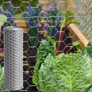 Rouleau de grillage hexagonal en fil de fer galvanisé à bas prix pour jardin - Product Image 1