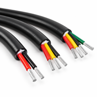 Câble d'alimentation flexible résistant aux hautes températures en silicone YGC/GG, en cuivre étamé multi-brins et multi-cœurs