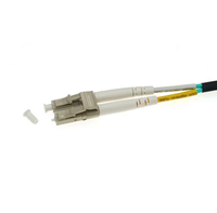 LC/LC Duplex OM4 Multimode Fiber Optic Patch Cord Biru Low Smoke 2Core 3M/5M/10M/15M/20M/25M Opsional Kabel LAN FTTH