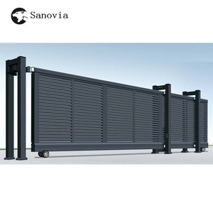 Best Selling Electric Retractable <strong>Gate</strong> <strong>Automatic</strong> Stainless Steel Retractable Folding <strong>Gate</strong> - Product Image 4