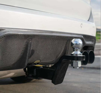 Diffuseur de pare-chocs arrière en fibre de carbone sèche style 3D pour BMW X5M F85 X6M F86 2014-2018, pièces de tuning aérodynamique extérieures pour voiture