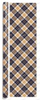 Papier cadeau classique à carreaux en gros, motif tartan Buffalo Check, imprimé sur mesure, papier d'emballage recyclable, rouleau de papier cadeau