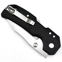 Mini couteau pliant de poche, lame en acier inoxydable 5Cr18MoC, manche en fibre de verre nylon, portable, camping, EDC, extérieur, OEM