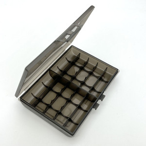 Estuche portátil para baterías, caja de almacenamiento de plástico transparente con 10 ranuras para pilas AA AAA - Product Image 4