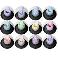 Collection printemps 12 couleurs couleur unie bas quantité minimale de commande fournisseur de vernis à ongles Gel échantillon gratuit