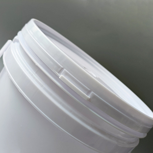 5 L עגול פלסטיק דלי עם ידית ומכסה PP לבן חומר באיכות גבוהה אטום מזון אחסון מכולות - Product Image 4