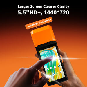 Terminal de point de vente portable 5,5 pouces FCC RoHS avec imprimante 58 mm pour loterie - Product Image 3