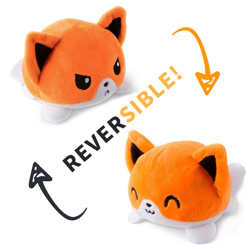 reversible penguin plush