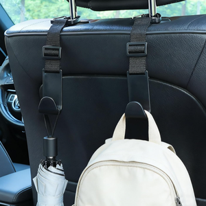 ตะขอแขวนหลังเบาะรถยนต์แบบปรับได้ ทนทาน ทำจากสแตนเลส เหมาะสำหรับแขวนกระเป๋าสตางค์ <span class=keywords><strong>กระเป๋า</strong></span> และของ<span class=keywords><strong>ใช้</strong></span>ขนาดเล็ก - Product Image 2