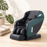 Fauteuil de massage de luxe pour la maison, avec rail SL étendu de 126 cm, mouvement flexible 3D, 6 méthodes professionnelles, 3 modes, Zero 4D