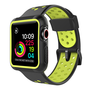 Robuste Étui De Protection <span class=keywords><strong>avec</strong></span> <span class=keywords><strong>Bracelet</strong></span> sport en silicone pour Montre <span class=keywords><strong>Apple</strong></span> Série 5/4/3/2/ 1 - Product Image 4