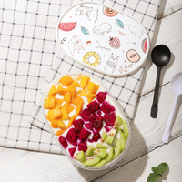 Caja IML Personalizada, Apta para Microondas, Transparente, con Tapa, para Cupcakes, Lasagna, Pastel, Ensalada, Almuerzo, Postre, Empaque para Panadería