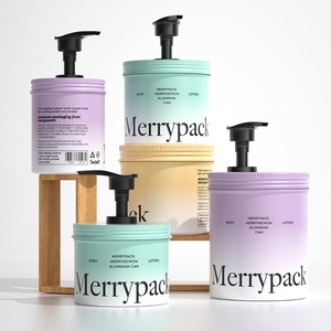 Envase de Aluminio Personalizado para Cosméticos, Tarro de Crema con Bomba, Envase para Cuidado de la Piel, Envase para Crema Corporal, Envase para Loción - Product Image 3