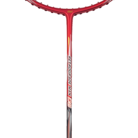 Raquette de badminton professionnelle en fibre de carbone 4U légère de haute qualité Équipement de sport durable avec options souples et dures en PU à chaud