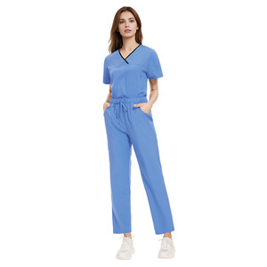زي تمريض مريح وخفيف الوزن 120 جرام للنساء، ملابس عمل طبية مرنة - Product Image 2