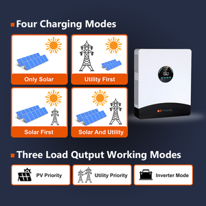 IP54 Hybrid <b>Solar</b> 4000W PV Input 220/230Vac off Grid 24V Pure Sine Wave Single Mppt <b>Charge</b> <b>Controller</b> - Product Image 4